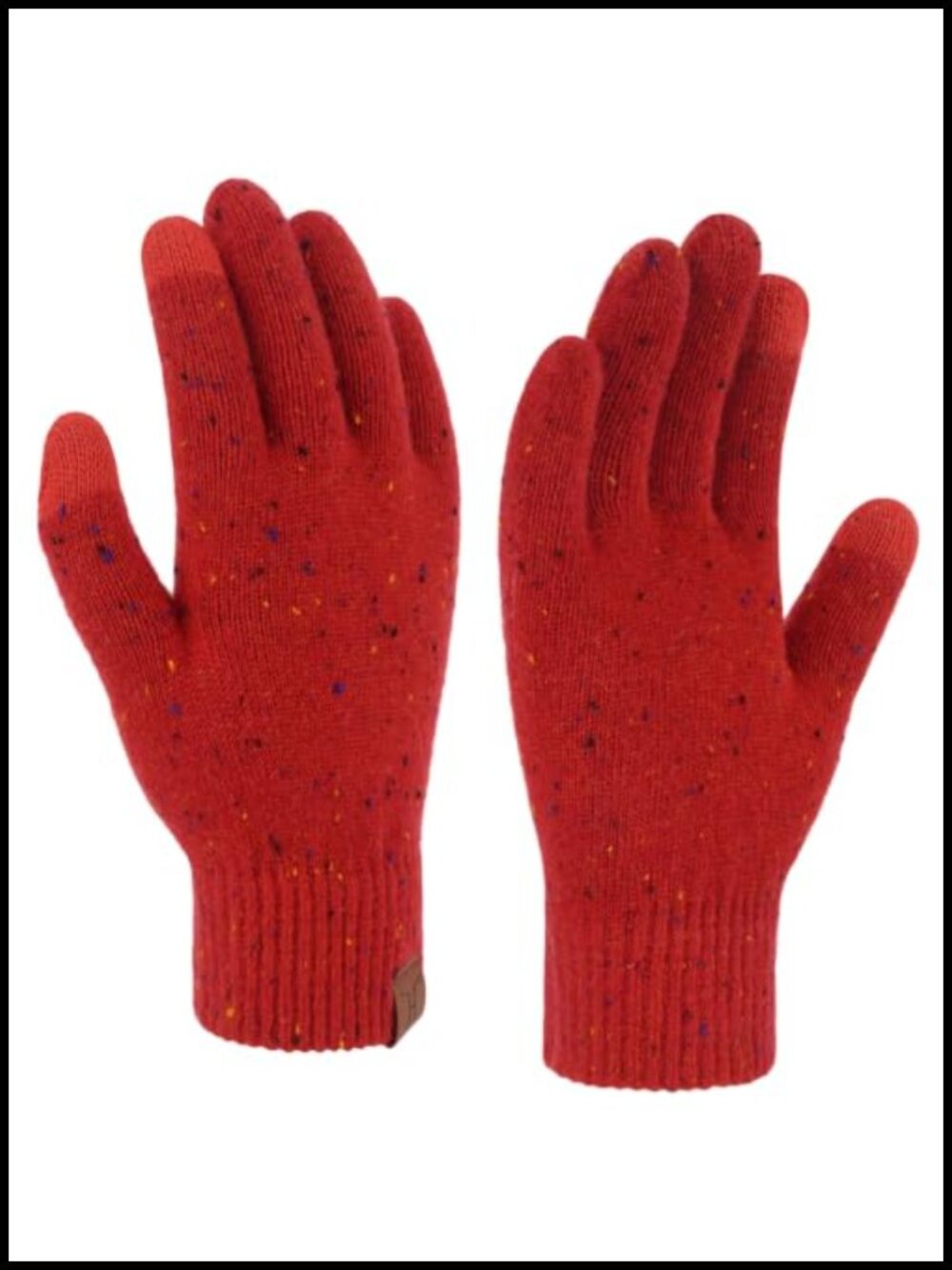 Wool Knit Touchscreen Winter Gloves for Women
